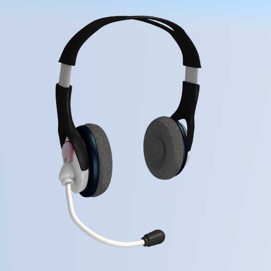 Headset rigged preview image 1